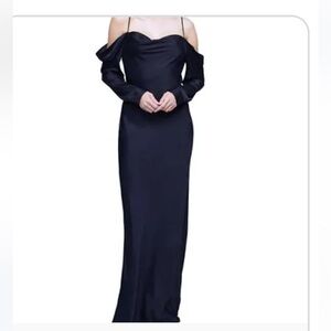 L’Agence cold shoulder juniper dress bnwt